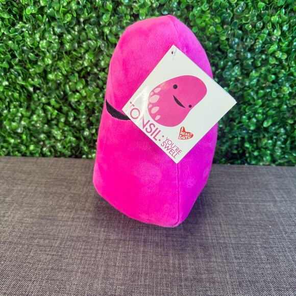NWT Tonsil Plushie You're Swell Plush I Heart Guts Organ Stuffed Toy Pillow - Picture 6 of 7